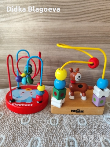 дървен лабиринт 2бр.