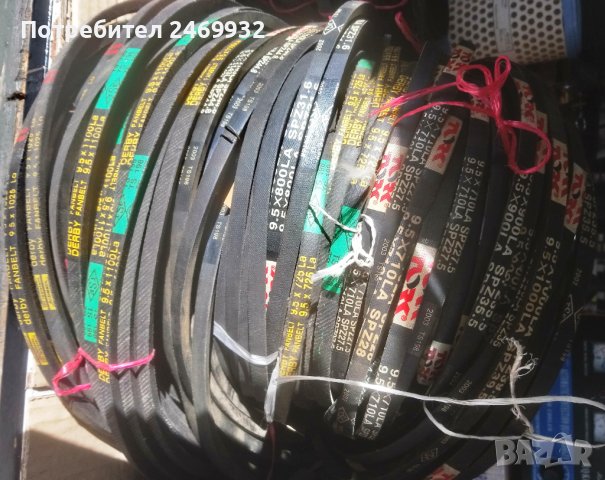 Ремъци трапец 10 трапец 13 гладки и назъбени, снимка 3 - Резервни части за машини - 41668360