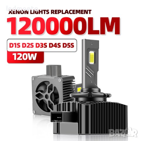 Модернизирайте фаровете си с мощни D2S D1S LED крушки ЛЕД D3S , снимка 7 - Части - 44423047