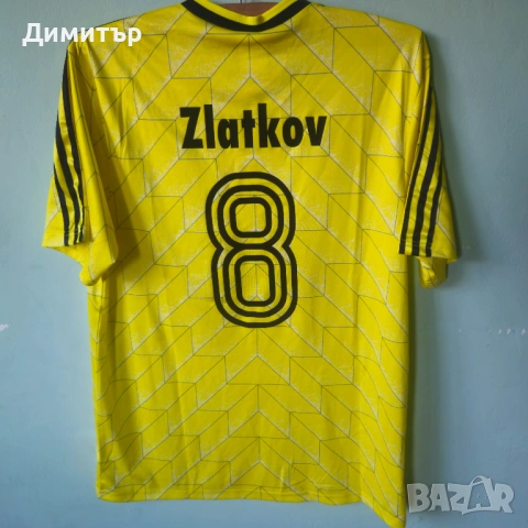 Футболна Тениска Adidas Jersey Borussia Dortmund soccer Zlatkov чисто нова размер 2XL BVB, снимка 8 - Тениски - 53392392