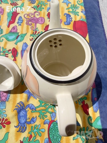 Винтидж чайник Back to Front Pig на Arthur Wood, снимка 7 - Колекции - 52344797