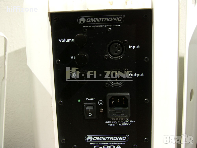  Omnitronic c-80a / c-50a  Активни ТОНКОЛОНИ, снимка 9 - Тонколони - 44668548