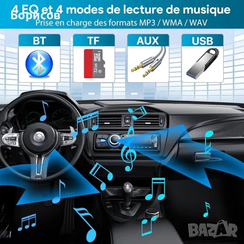 Авторадио Chismos N2215 , снимка 4 - Радиокасетофони, транзистори - 55957655