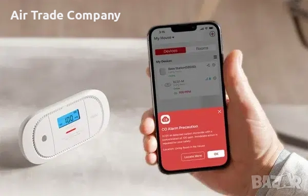 Детектор за въглероден оксид X-Sense XC01-M Link+ Pro CO, снимка 9 - Друга електроника - 51639103