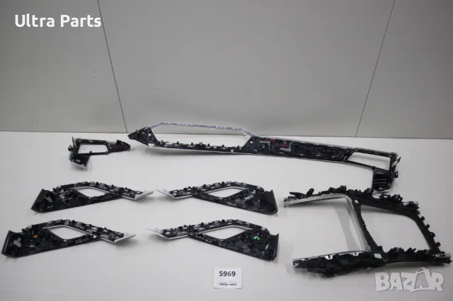 Комплект декоративни лайсни карбон BMW X6 G06, снимка 16 - Части - 50373854