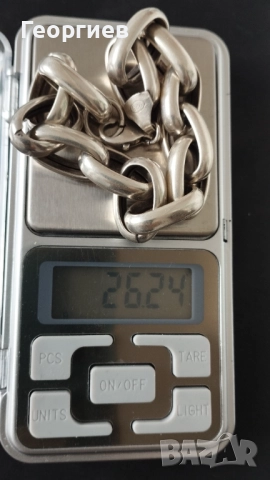 Тежки сребърни синджири с проба 925.Позлатени сребърни обеци., снимка 6 - Колиета, медальони, синджири - 6152599