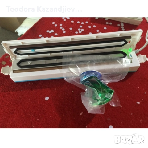 Автоматична машина за вакумиране на опаковки за храна TV159, снимка 5 - Аксесоари за кухня - 51775821