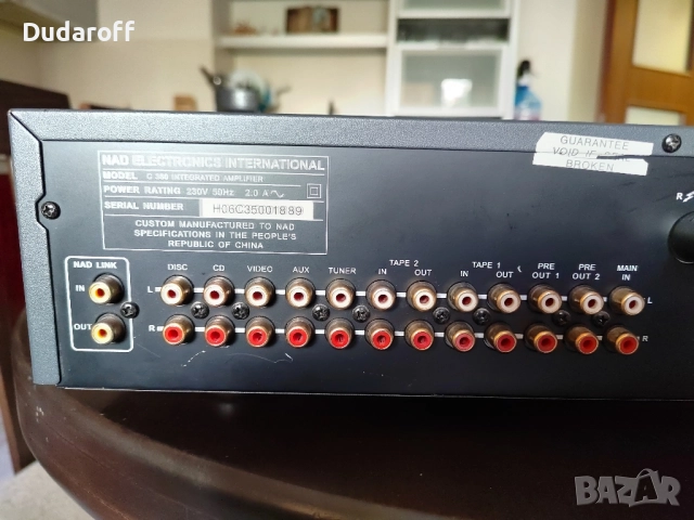 Nad c350 , снимка 6 - Ресийвъри, усилватели, смесителни пултове - 51445067