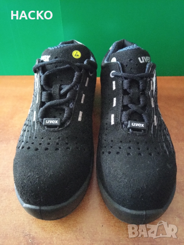 Работни Обувки UVEX с метално бомбе Номер 38 Стелка 24 см.. см., снимка 2 - Други - 44514757