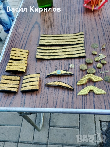 Пагони ретро пилотски и копчета , снимка 6 - Антикварни и старинни предмети - 52226504