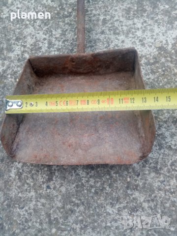 Стара желязна лопатка за огнище, снимка 3 - Антикварни и старинни предмети - 41644861