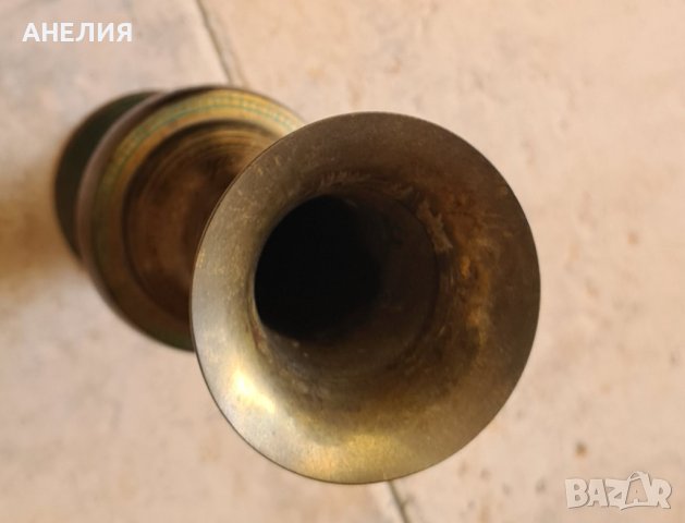 Ваза гравирана месинг, снимка 6 - Вази - 31434669