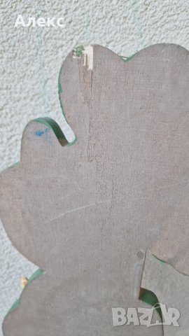 Голяма дървена декорация, ръчно изработена- 59см, снимка 8 - Колекции - 41352242