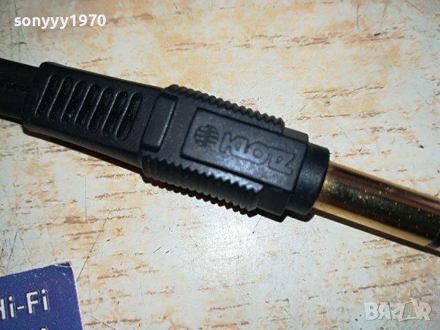 KLOTZ GOLD CABLE-1,10метра-ВНОС SWISS 0702231136, снимка 13 - Други - 39585901