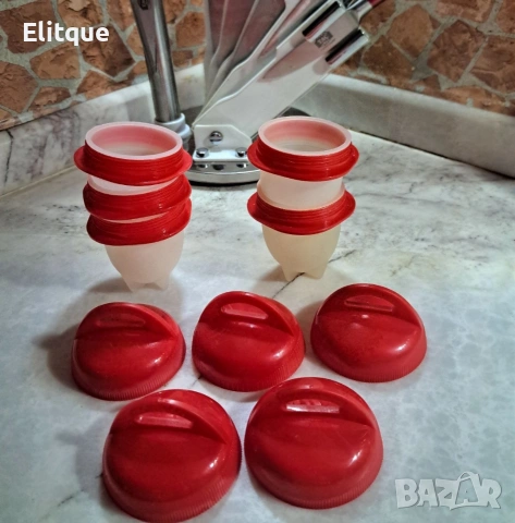 Силиконови формички за варене на яйца без черупка – комплект 6 броя