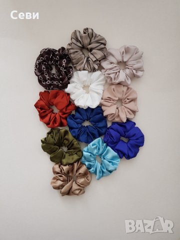 Скрънчита за коса , снимка 8 - Аксесоари за коса - 31216586