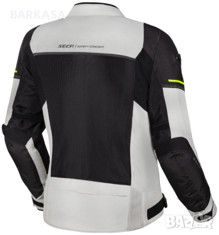 Мото Текстилно яке SECA STREAM EVO GREY, снимка 2 - Якета - 52845131