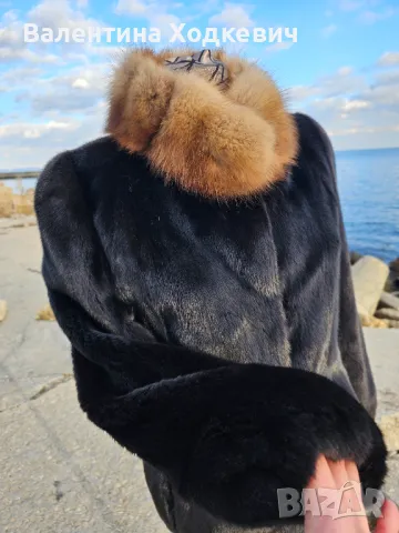 Голяма отстъпка Шикозно палто от норка Bracshi 