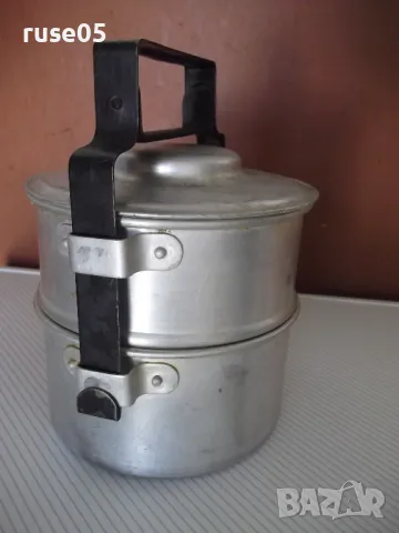 Комплект от 2 бр. канчета за храна от соца, снимка 2 - Други стоки за дома - 47487761