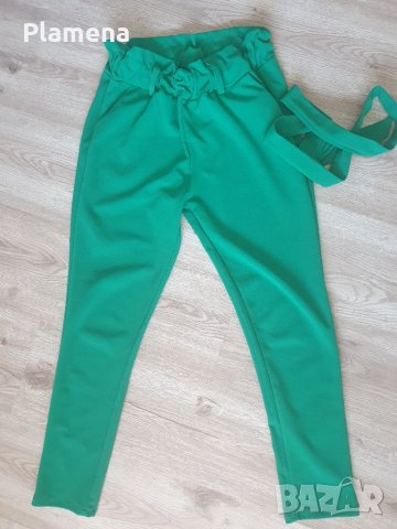 Зелен панталон, снимка 1 - Панталони - 41410271