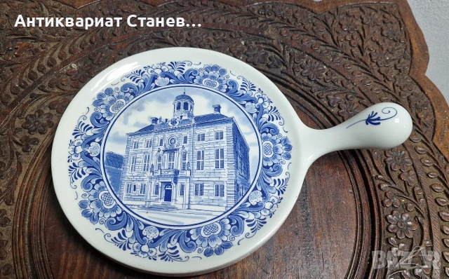 Керамично холандско тиганче , снимка 2 - Декорация за дома - 53459584