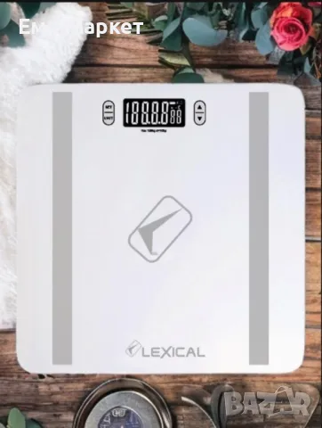 Електронен кантар с LSD дисплей и функция за памет до 10 човека Lexical LBS-4360, снимка 3 - Други стоки за дома - 49385296