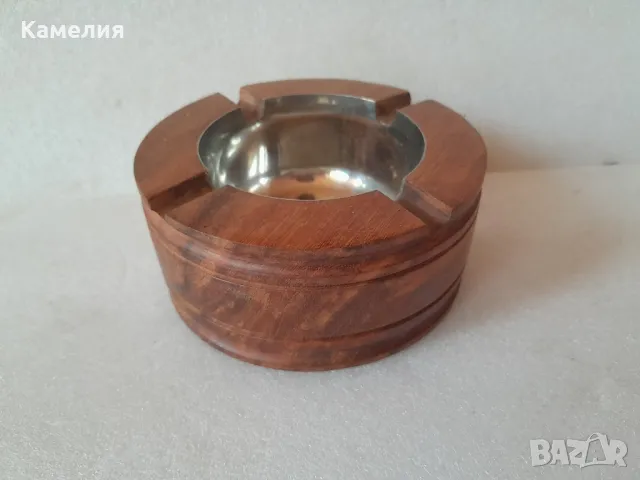 Дървен пепелник , снимка 1