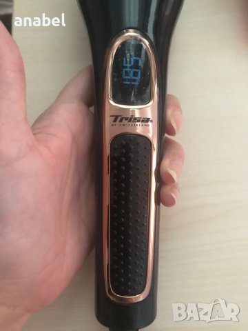 Smooth Ceramic електрическа четка за изправяне на коса на Trisa, снимка 10 - Маши за коса - 41473682