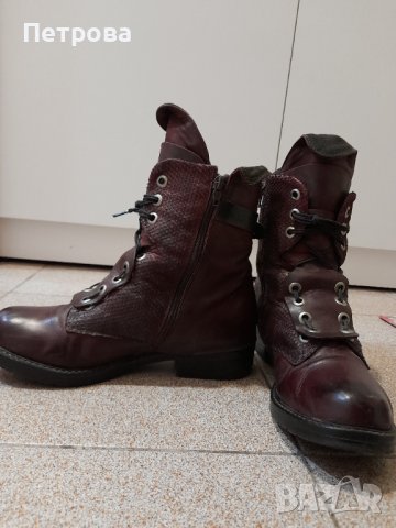 Индиго боти , снимка 5 - Дамски боти - 39966120