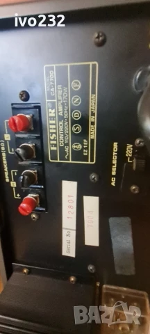 fisher ca 7700, снимка 10 - Ресийвъри, усилватели, смесителни пултове - 50935682
