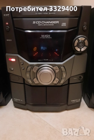 Аудио система PANASONIC-AK-210-2х220W music, снимка 5 - Аудиосистеми - 52634696