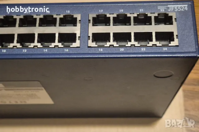 Netgear JFS524 24 port 10/100Mbit switch , снимка 4 - Суичове - 49755046