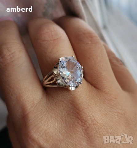 Уникален НОВ сребърен пръстен - модел R125, снимка 4 - Пръстени - 53557361