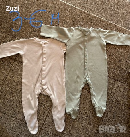 Ромпъри, космонавти, ризи 68/74/80, снимка 7 - Бебешки гащеризони - 42222443