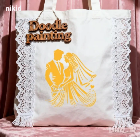 Двойка младоженцибулка младоженец сватба стенсил шаблон спрей торта украса боя Scrapbooking, снимка 4 - Други - 53264214