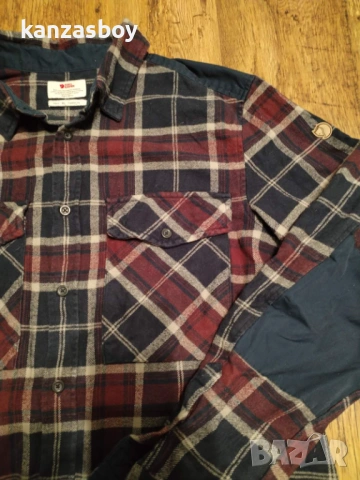 Fjallraven Övik Twill Shirt - дебела връхна риза ХЛ , снимка 4 - Ризи - 53223484