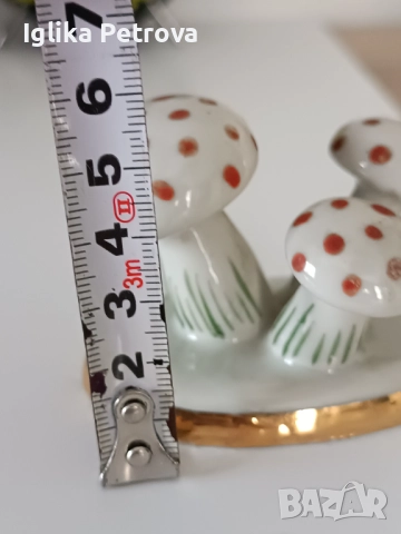 Българска, порцеланова фигурка-Гъбки , снимка 11 - Антикварни и старинни предмети - 52351675