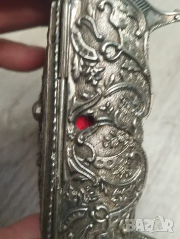 Стара посребрена кутия за бижута, снимка 3 - Други ценни предмети - 47736711