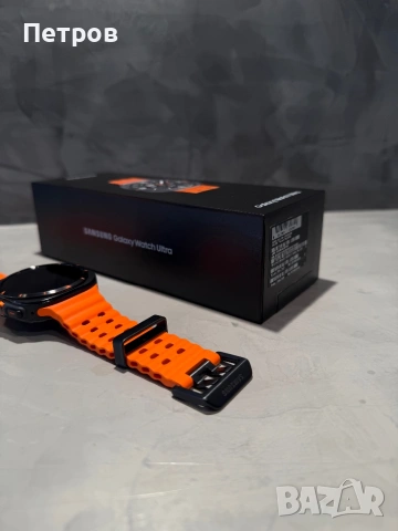КАТО ЧИСТО НОВ Samsung Galaxy Watch Ultra LTE, снимка 6 - Смарт гривни - 53835400