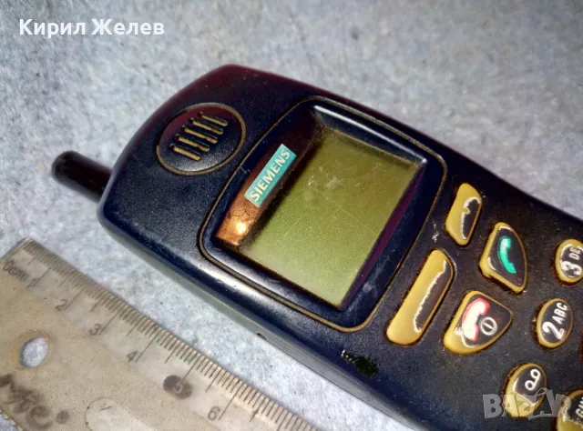 SIEMENS MADE by CUWAN Стар КОЛЕКЦИОНЕРСКИ МОБИЛЕН ТЕЛЕФОН GSM АПАРАТ СИМЕНС с КАРТА b-connect 26600, снимка 7 - Siemens - 47615033