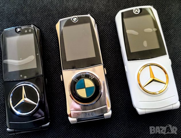 Телефон Mercedes, Луксозен метален, телефон с капаче, Мерцедес, Тип Nokia, GSM, мобилен телефон, снимка 3 - Други - 39380953
