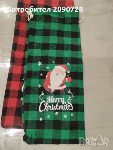 коледни торбички за бутилки , снимка 4 - Коледни подаръци - 52543868