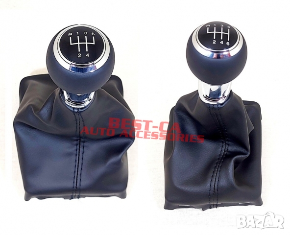 Топка скоростен лост с маншон за Audi A3 8P 2003 - 2013 5 и 6 скорости