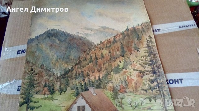 Картина акварел , снимка 7 - Картини - 41665876