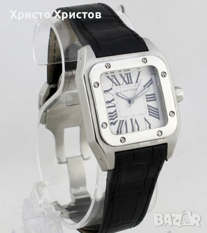 Дамски луксозен часовник Cartier Santos, снимка 4 - Дамски - 41700189