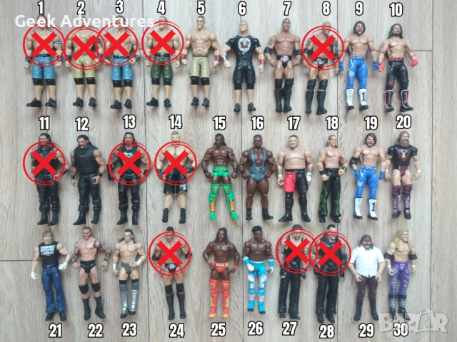 WWE Action Figure Pro-Wrestling / WWE Екшън Фигурки Кечисти