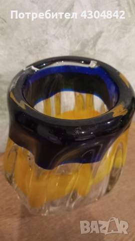 Ваза цветно стъкло , снимка 4 - Вази - 52161999