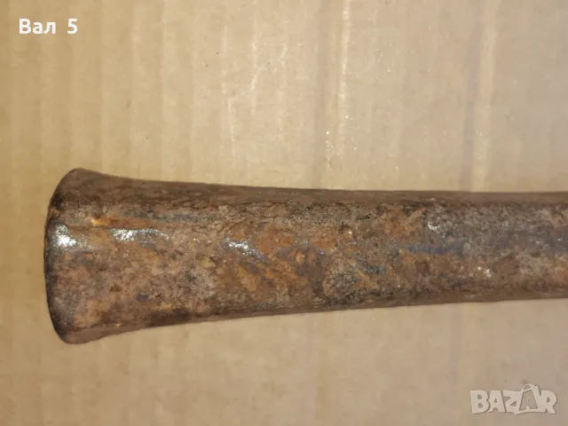 Стара наковалня за клепане на коса , инструмент, снимка 4 - Антикварни и старинни предмети - 49585895