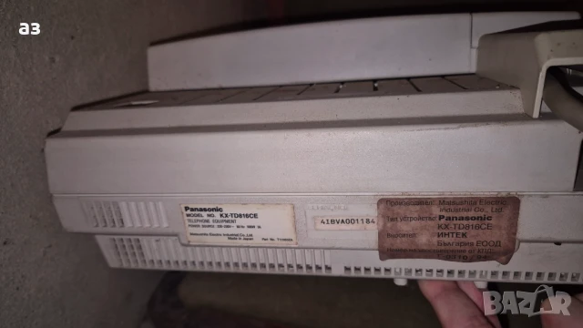  Цифрова телефонна централа PANASONIC KX-TD816CE, снимка 4 - Стационарни телефони и факсове - 51182325