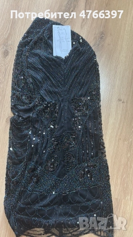 Нова блестяща с подплата и пайети официална много официална рокля 